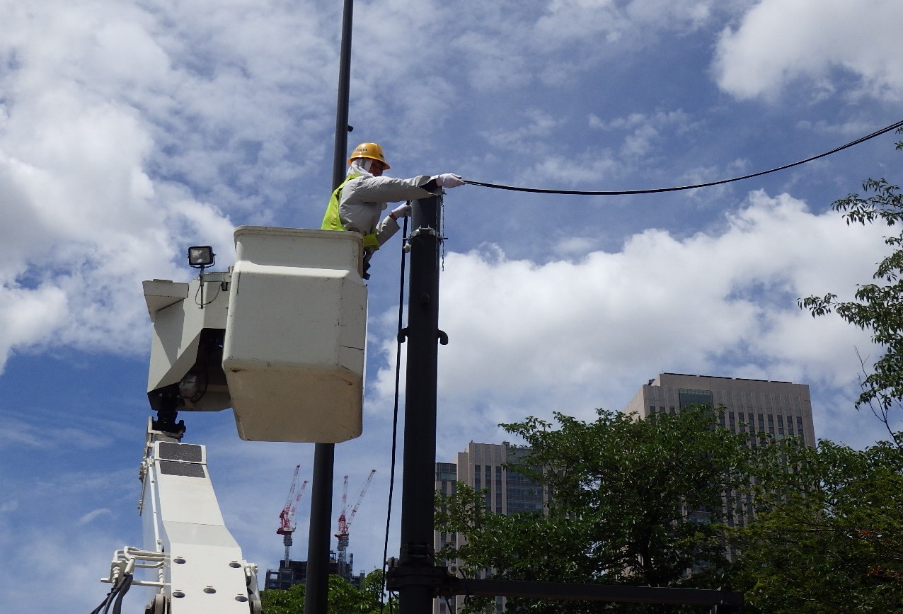 Safety facility installation work